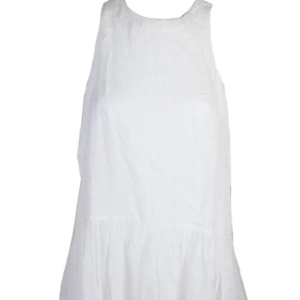 Free People White Peplum top